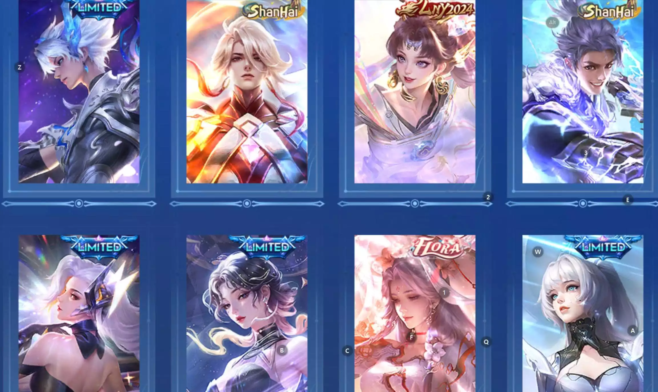 Ảnh Acc global login infnite giao mail 5 vô song 1 đá, 4 skin gacha hợp tác  Siêu nhiều truyền thuyết 3 load nền truyền thuyết